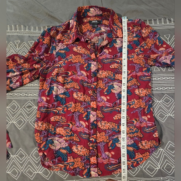 Maeve Darla Buttondown Blouse Size 2 - Picture 6 of 9